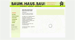 Desktop Screenshot of baum-haus-bau.de